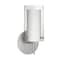 Besa Lighting Pahu 4 Mini Sconce, Clear/Opal, Satin Nickel Finish, 1x40W Halogen 1SW-C44007-SN - alternate 1